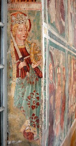 Zidna slika svete Katarine
